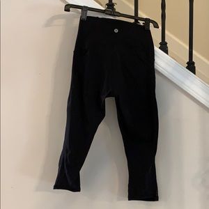 Lulu lemon compression leggings with mesh sides 🍋